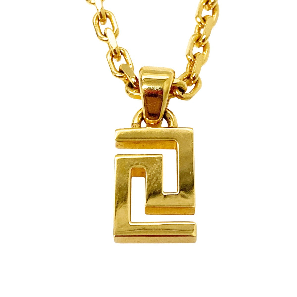 VERSACE(ヴェルサーチ) グレカモチーフネックレス ゴールド｜【公式