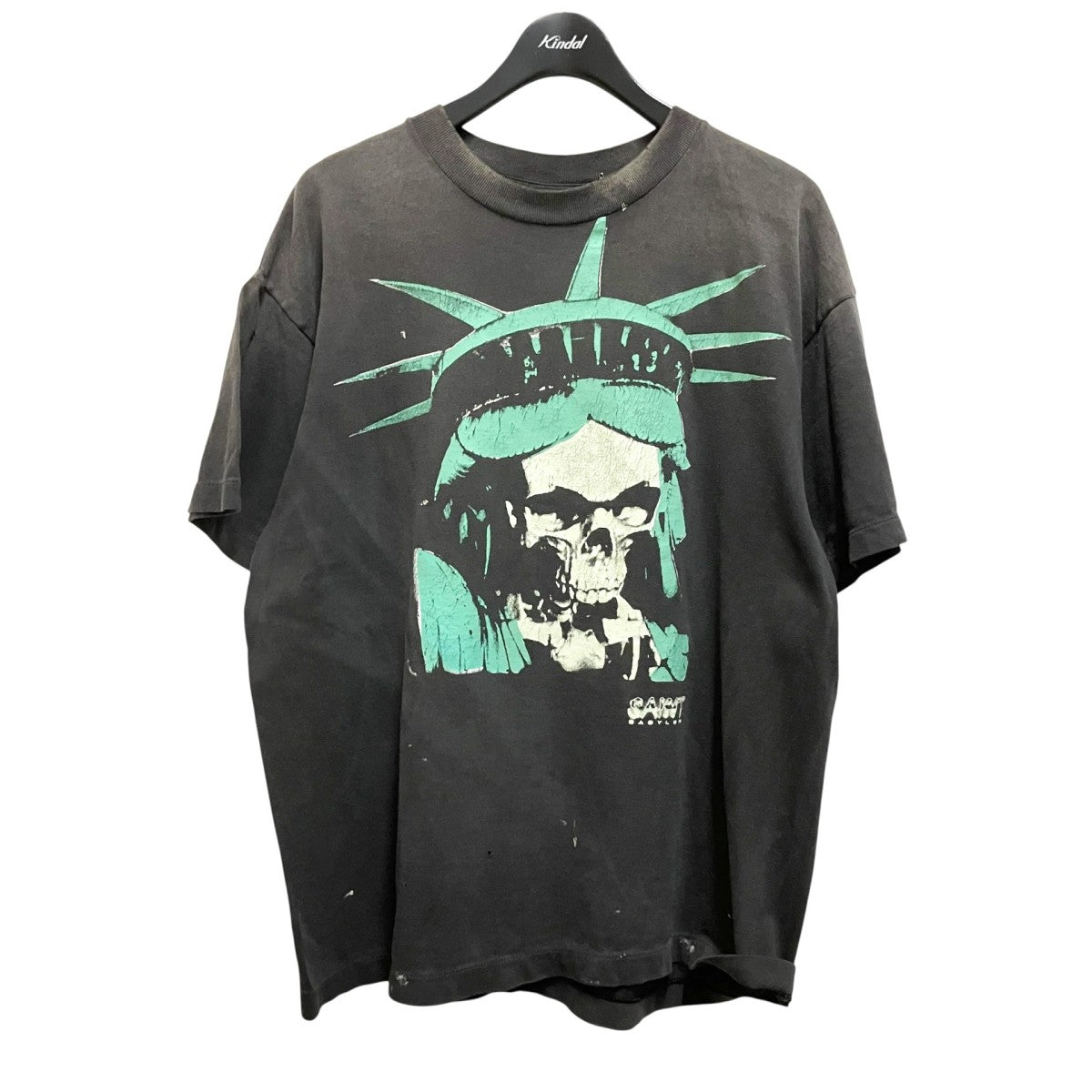 SAINT MICHAEL 加工半袖TシャツSM HR1 0000 C47 古着・中古-1枚目のアイテム画像