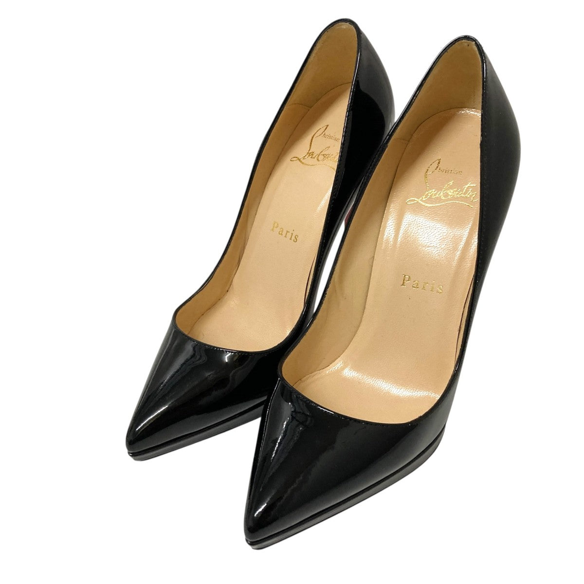 Christian Louboutin PIGALLE PLATO 120ポインテッドトゥパンプス1110971 古着・中古-1枚目のアイテム画像