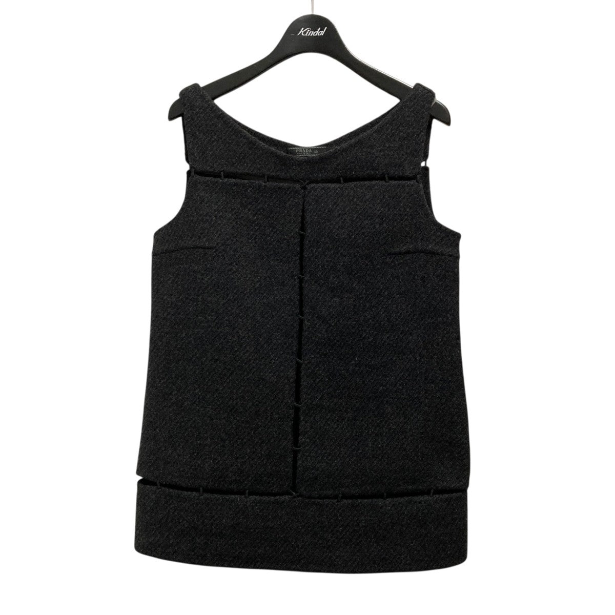 PRADA(プラダ) ウールベスト グレー サイズ 40｜【公式】カインドオル