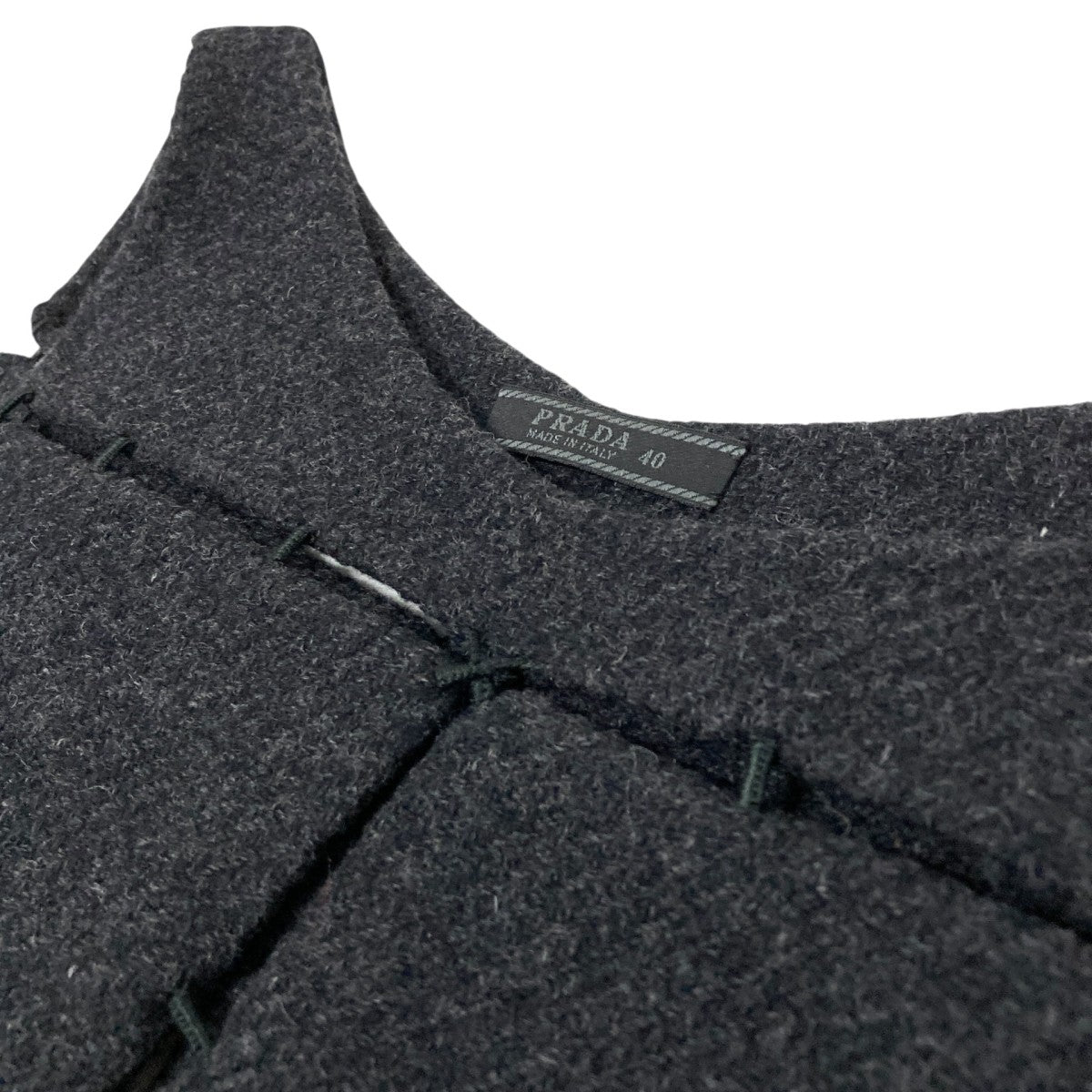 PRADA(プラダ) ウールベスト グレー サイズ 40｜【公式】カインドオル