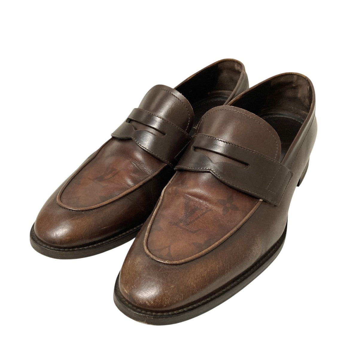 LOUIS VUITTON モノグラムローファーDI0251 古着・中古-1枚目のアイテム画像