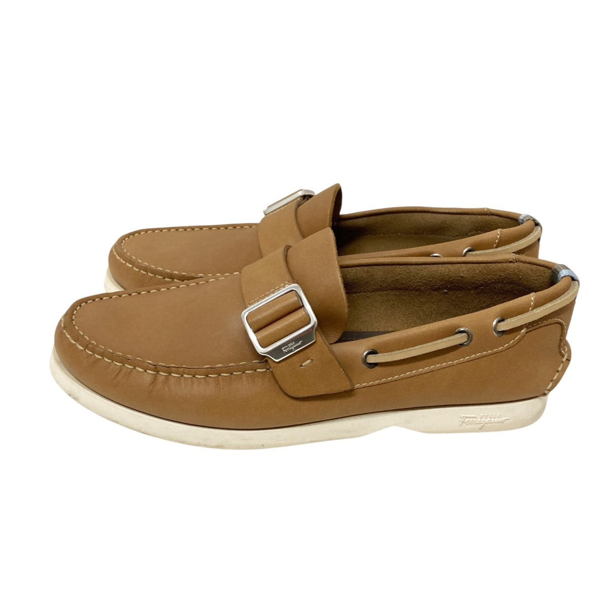 Salvatore Ferragamo バックルスリッポンシューズTV40330 古着・中古-3枚目のアイテム画像