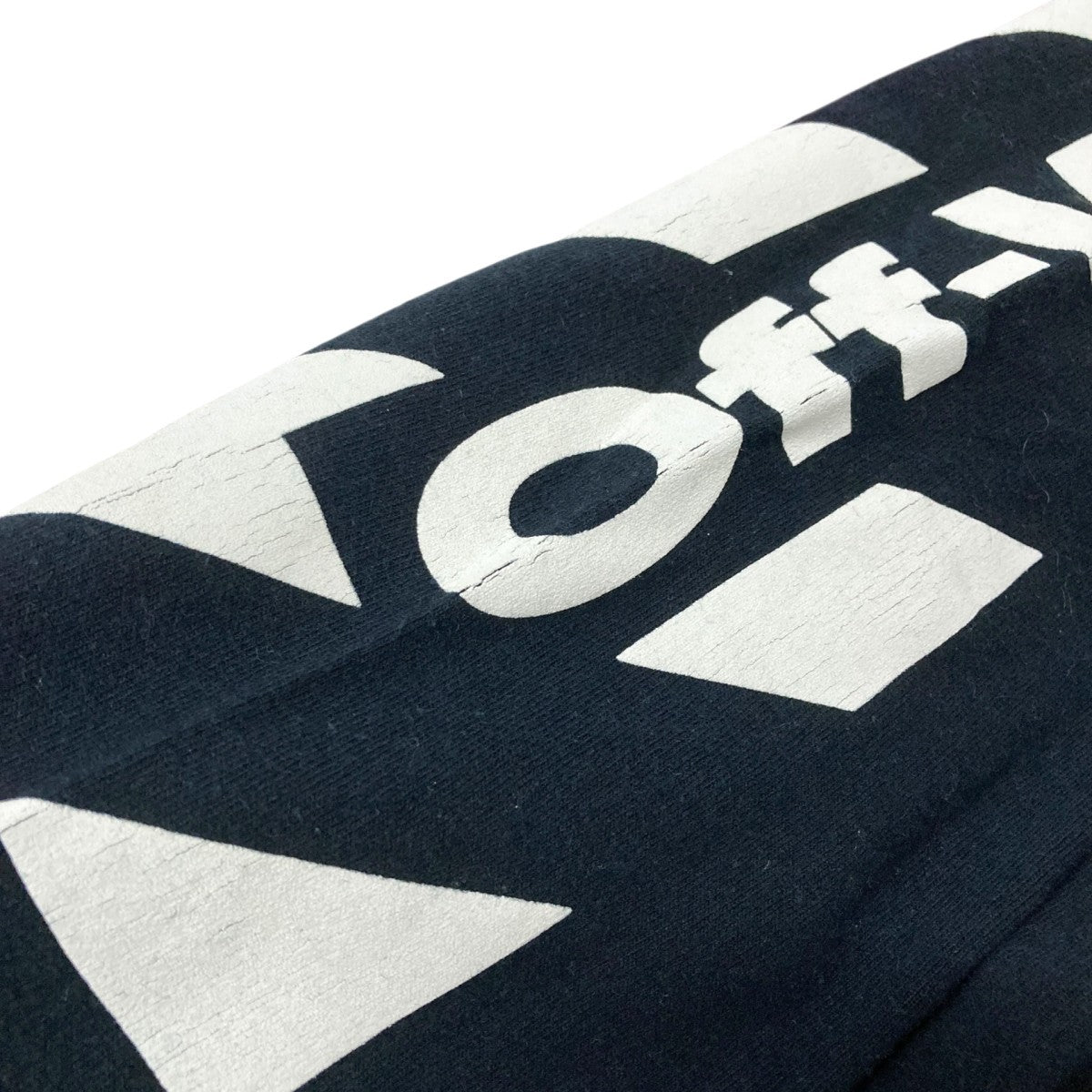 DIAG SPLIT LOGO L／S TEEプリントカットソーOMAB001S19185006