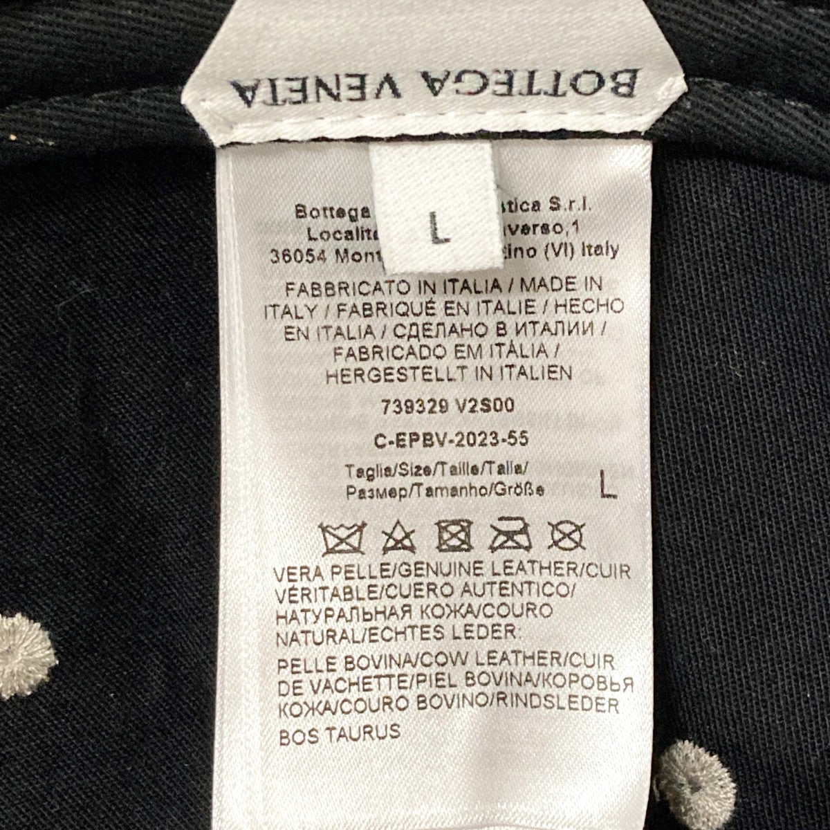 BOTTEGA VENETA レザーキャップ739329 古着・中古-8枚目のアイテム画像
