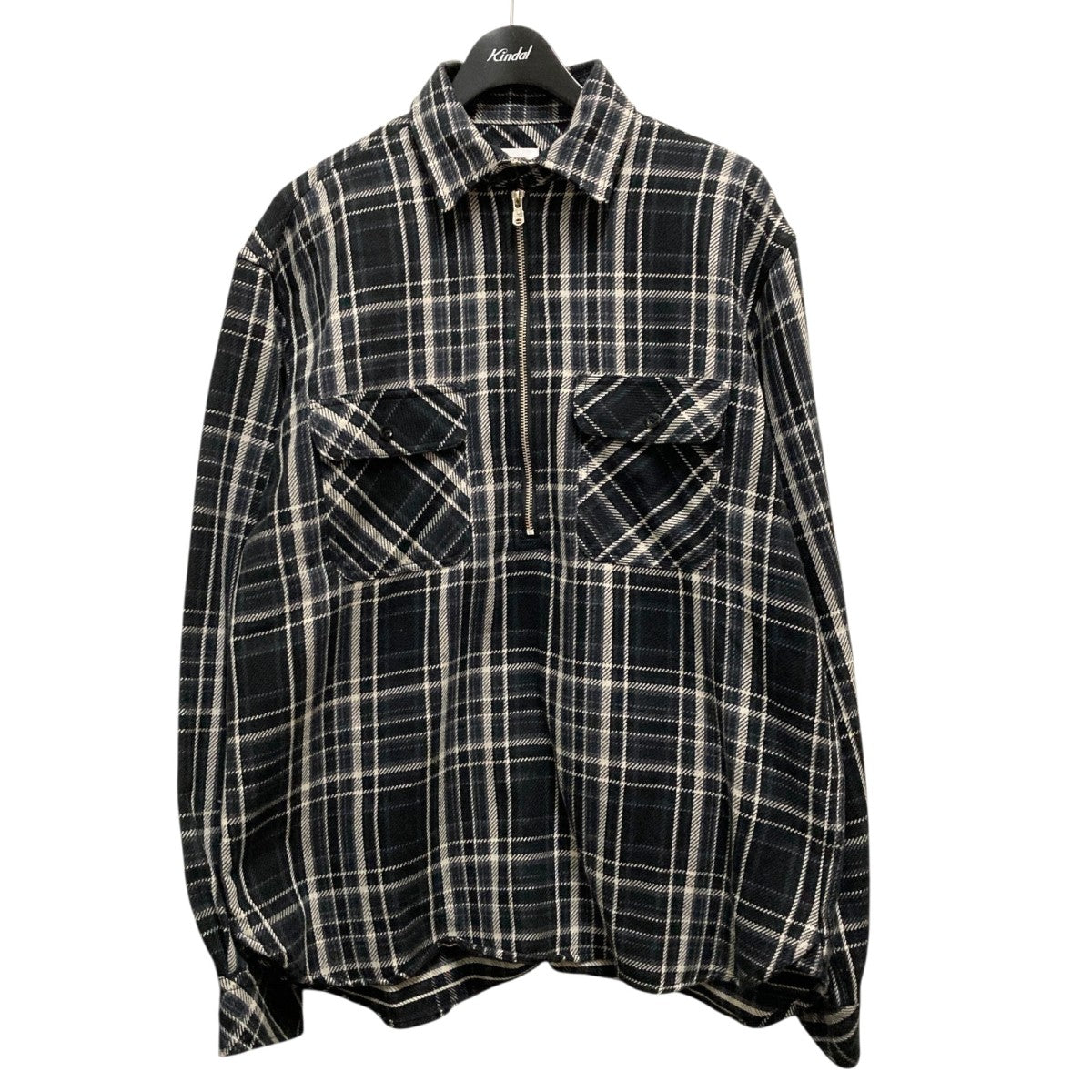 TAKAHIROMIYASHITA TheSoloIst． half zip pullover work shirtハーフジップシャツ0027AW25 古着・中古-1枚目のアイテム画像