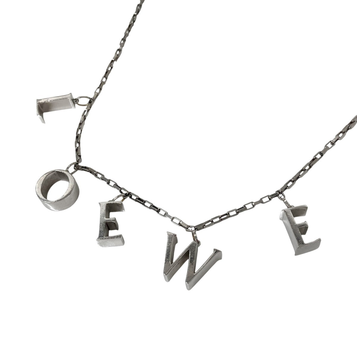 LOEWE アイコンロゴ チェーンネックレス 古着・中古-1枚目のアイテム画像