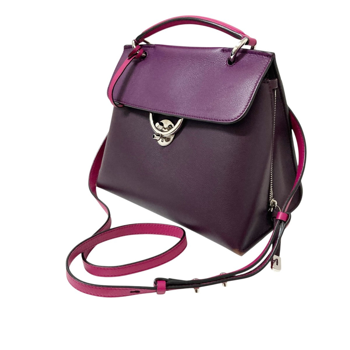Salvatore Ferragamo ジェットセット2WAYショルダーバッグDH 21 G850 古着・中古-3枚目のアイテム画像