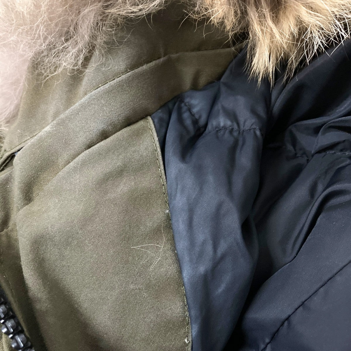 CANADA GOOSE ROSSCLAIR PARKAポリエステル／綿【中綿】ダウン／フェザーダウンジャケット2580LA 古着・中古-10枚目のアイテム画像