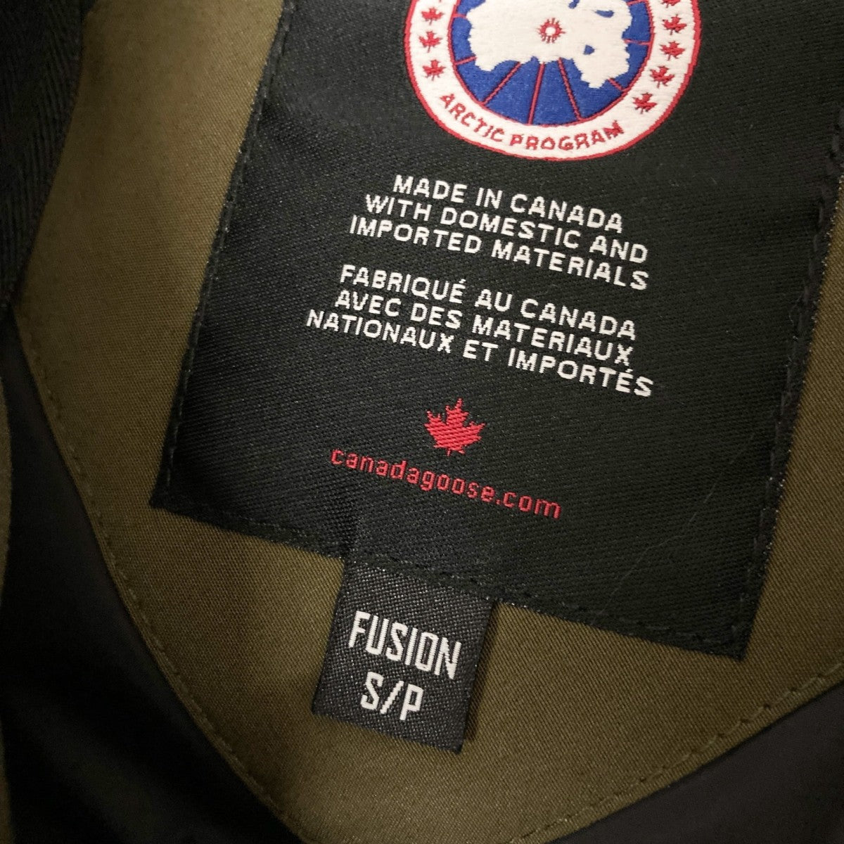 CANADA GOOSE ROSSCLAIR PARKAポリエステル／綿【中綿】ダウン／フェザーダウンジャケット2580LA 古着・中古-5枚目のアイテム画像