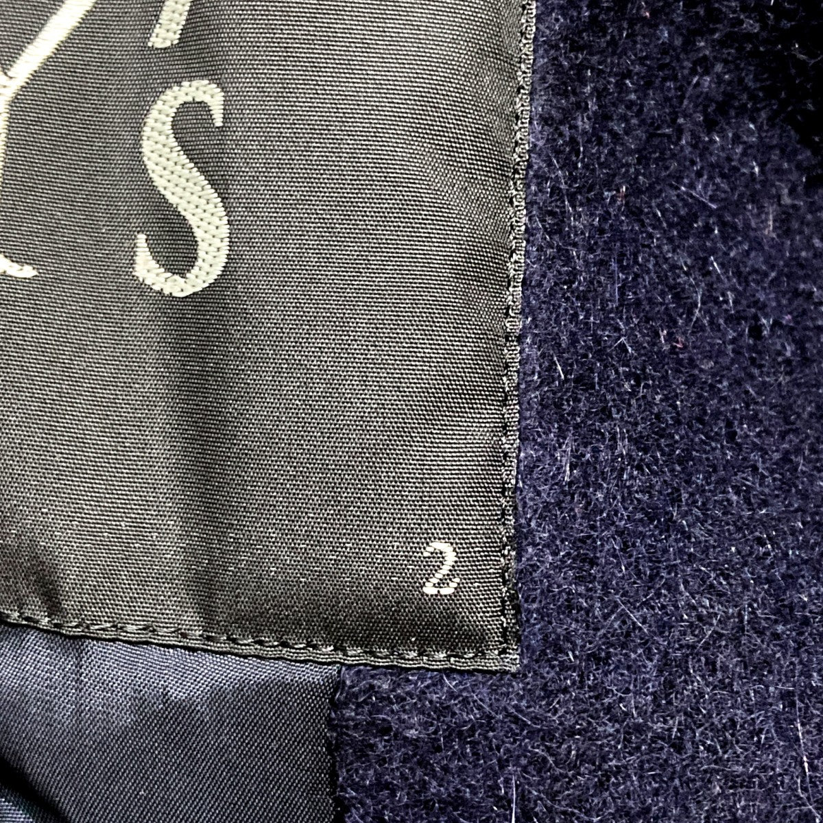 Y’s アルパカ混コートYV C15 109 古着・中古-7枚目のアイテム画像
