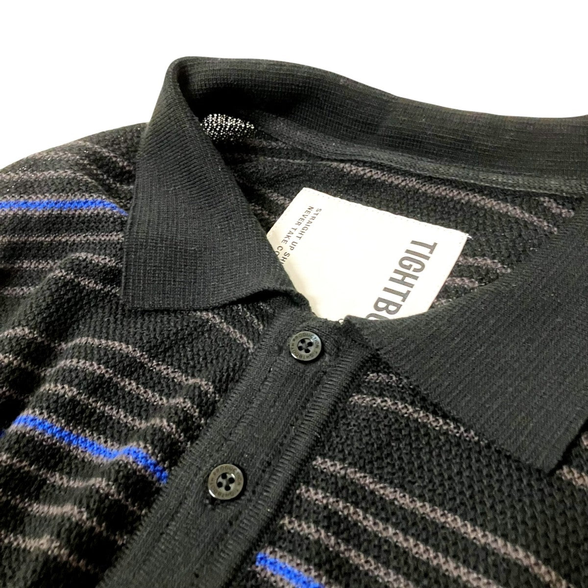 TIGHTBOOTH PRODUCTION BOARDED KNIT POLO SHIRT半袖ポロシャツ 古着・中古-3枚目のアイテム画像