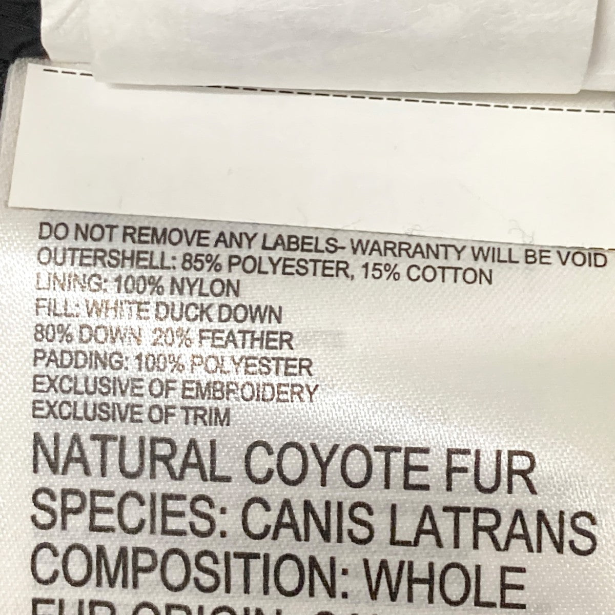 CANADA GOOSE VICTORIA PARKA FFダウンジャケット3037LA 古着・中古-10枚目のアイテム画像