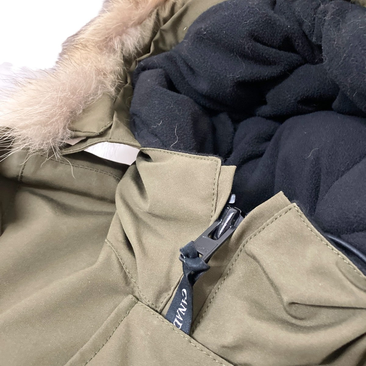 CANADA GOOSE VICTORIA PARKA FFダウンジャケット3037LA 古着・中古-3枚目のアイテム画像