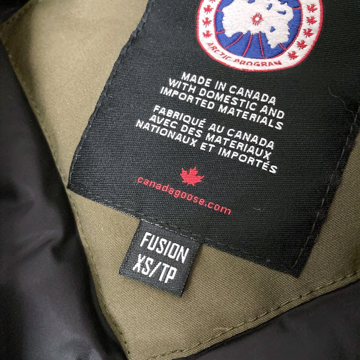 CANADA GOOSE VICTORIA PARKA FFダウンジャケット3037LA 古着・中古-5枚目のアイテム画像