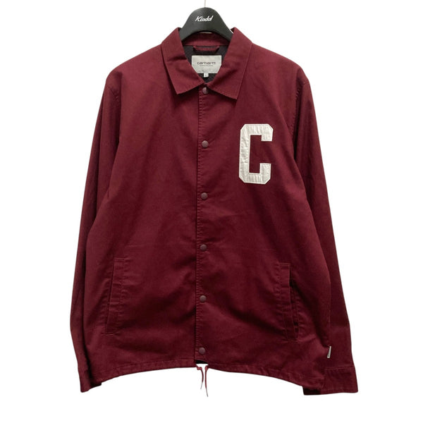 KARL's SHOP　　　　　　カーハート　コーチジャケット　L Carhartt カーハート コーチジャケット メンズM相当 古着 ボルドー