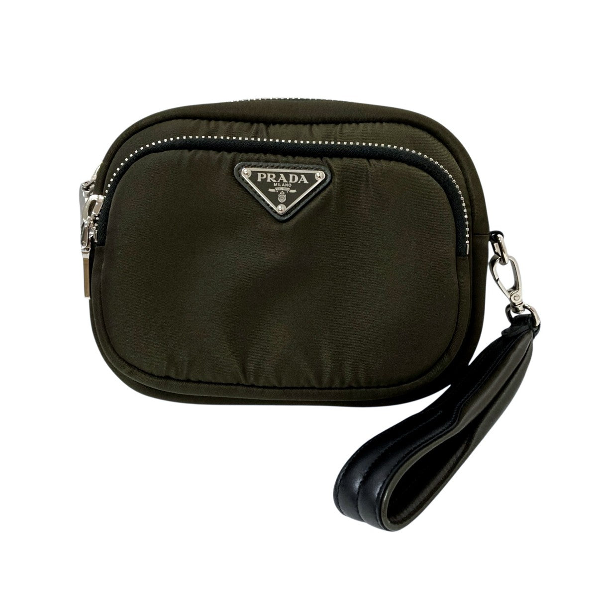 PRADA(プラダ) ナイロンポーチ1NE026 1NE026 オリーブ｜【公式