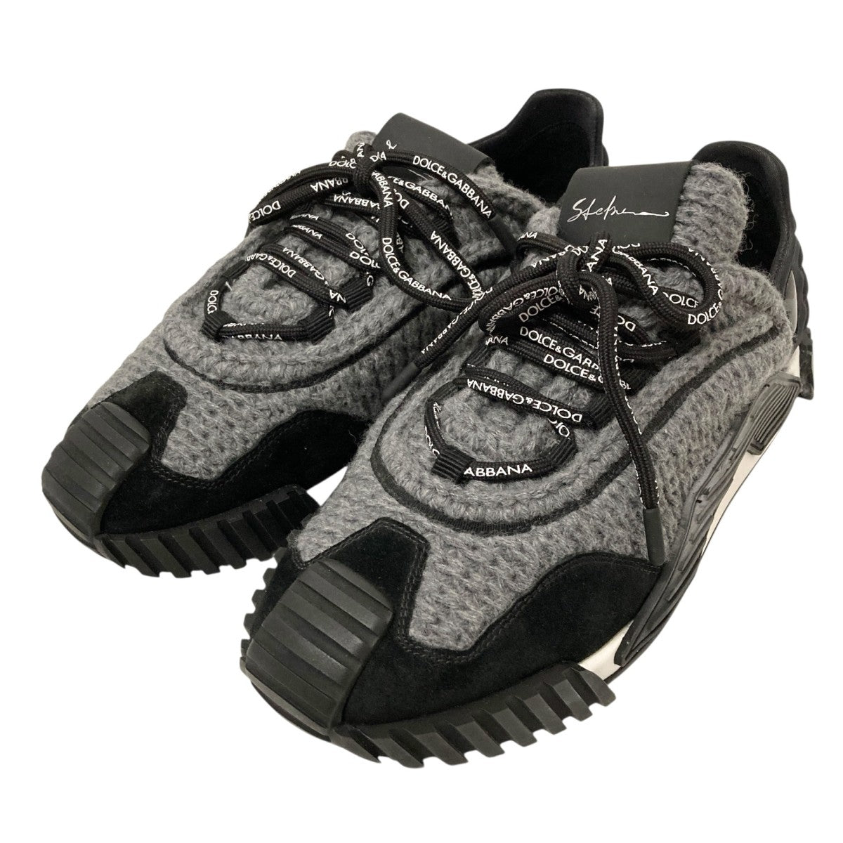 DOLCE ＆ GABBANA ニットスニーカーCS1826 古着・中古-1枚目のアイテム画像
