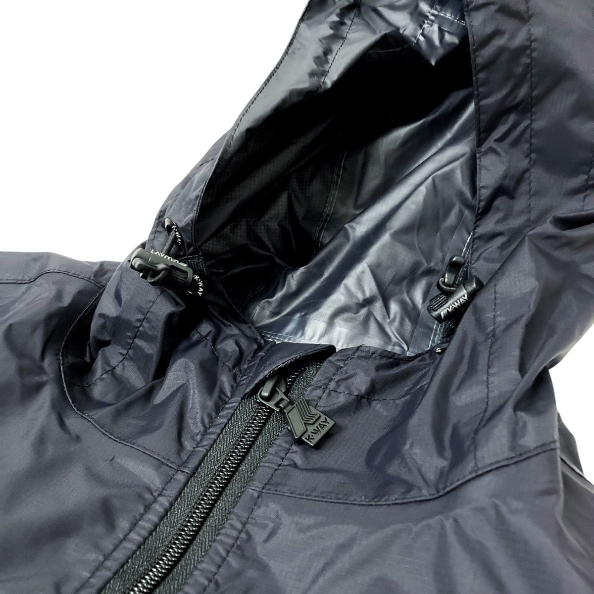 PLAY COMME des GARCONS×K-way フーデットジャケット ブラック サイズ