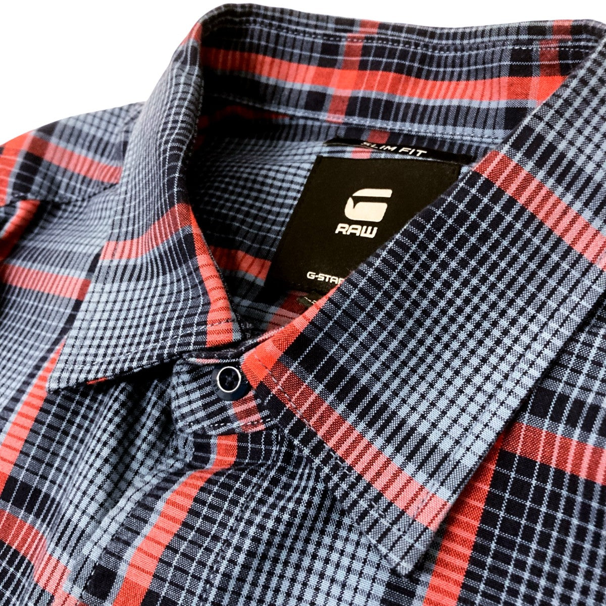 G-STAR RAW Bristum 2．0 Slim Shirtチェック長袖シャツD23553 D412 古着・中古-3枚目のアイテム画像