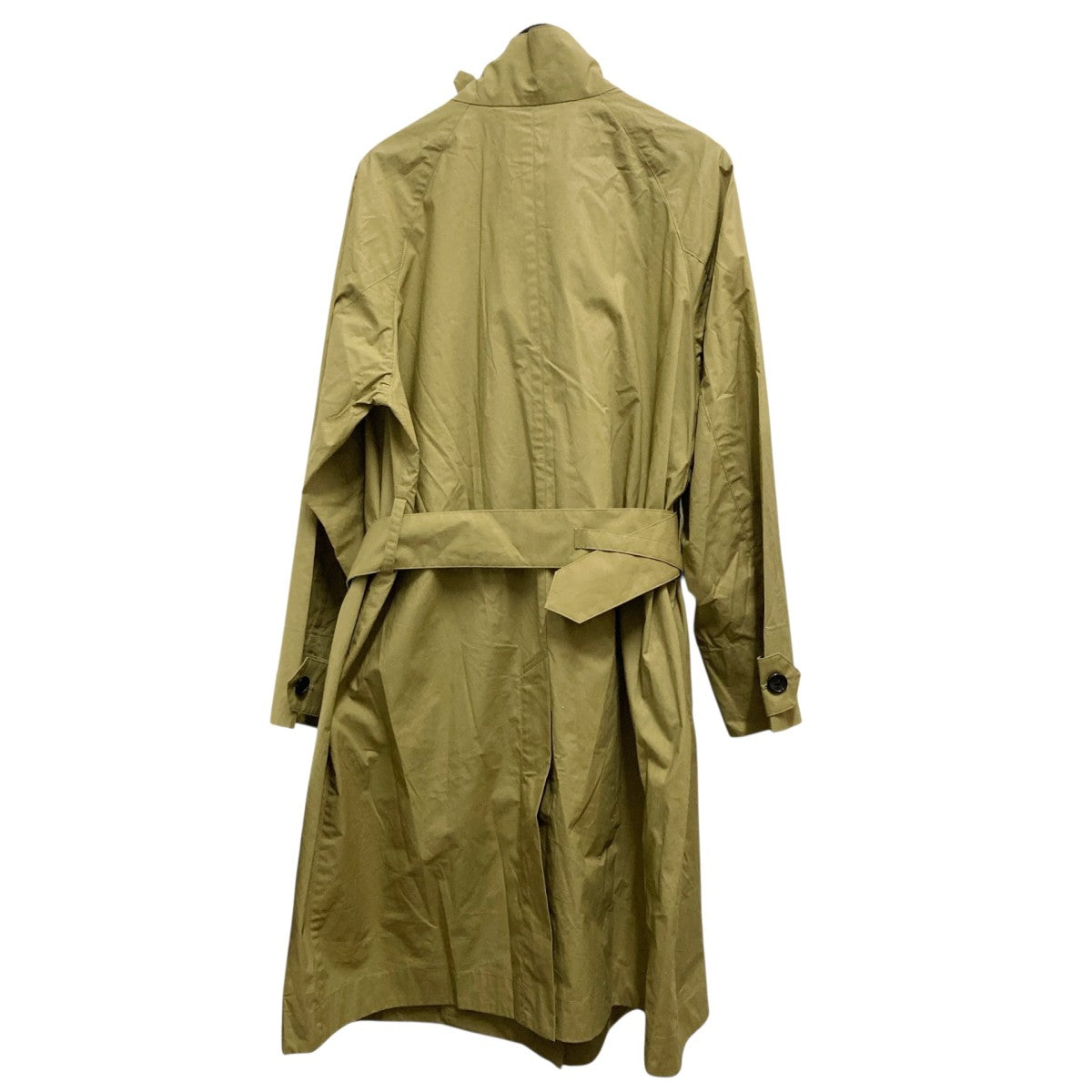 MARGARET HOWELL PROOFED COTTON COATING COATベルト付きコート578 4112003 古着・中古-2枚目のアイテム画像