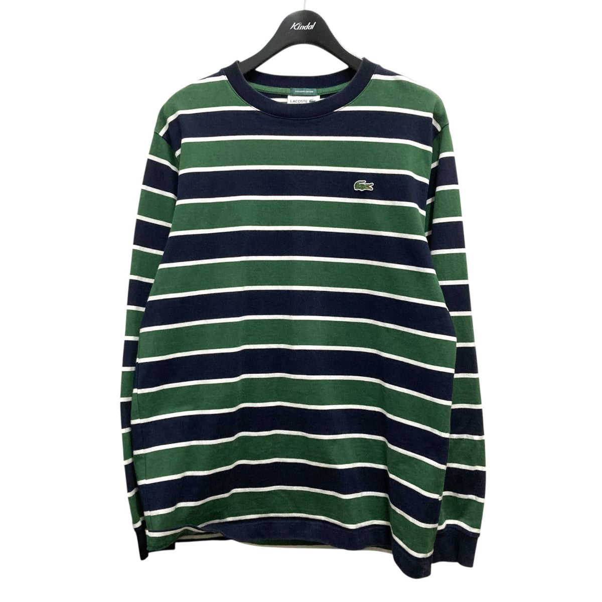 LACOSTE ボーダー長袖カットソーTH717PL 古着・中古-1枚目のアイテム画像