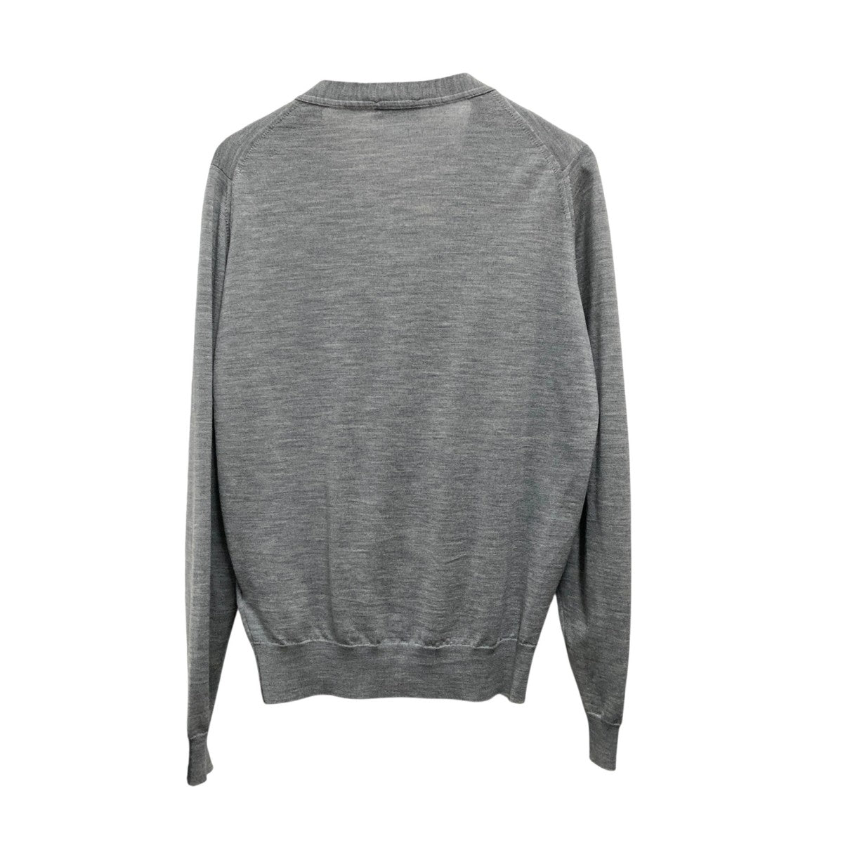 【新品未使用タグ付】ジョンスメドレー カーディガン Sサイズ グレー JOHN SMEDLEY ジョンスメドレー S4578 シーアイランドコットン 24