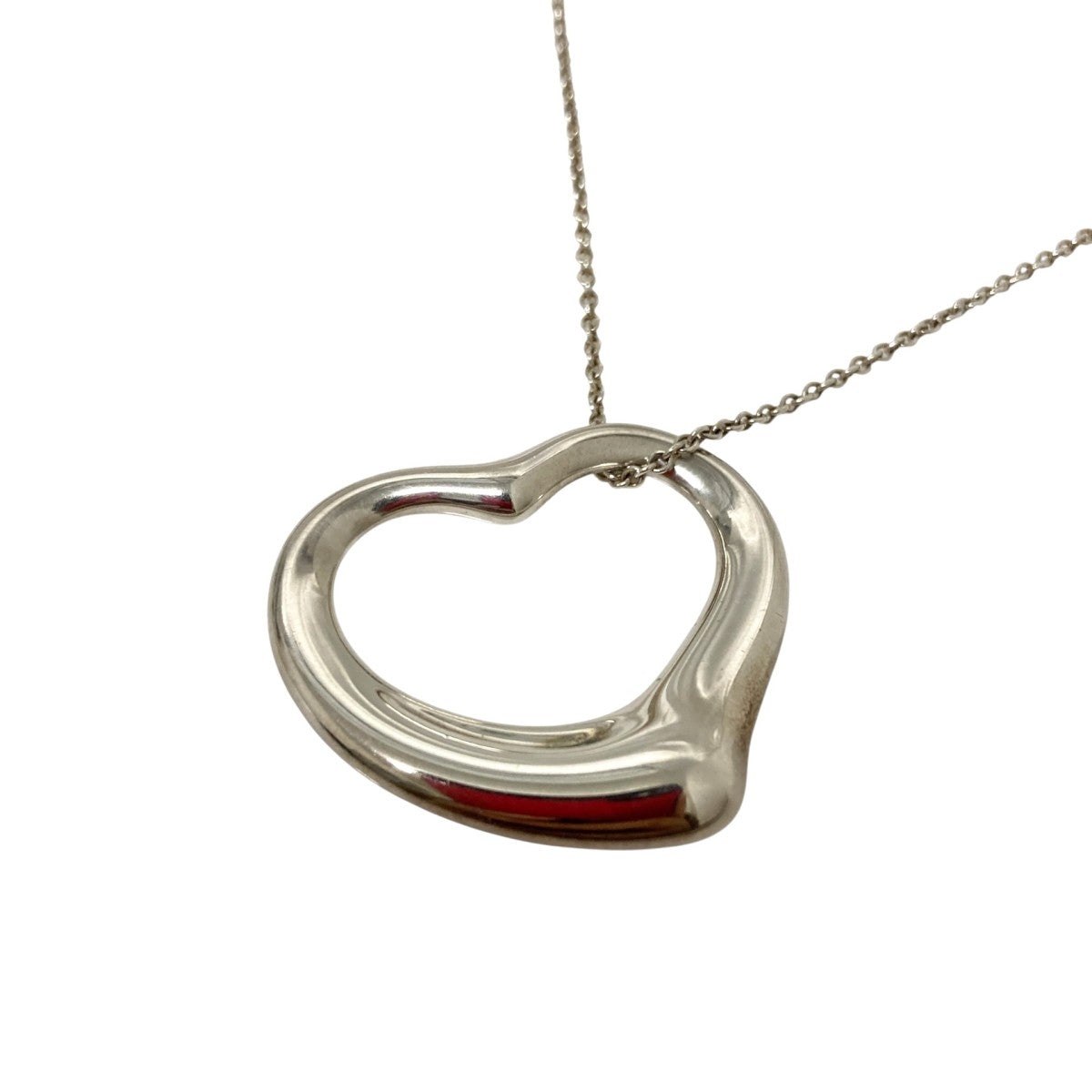 Tiffany オープンハート ネックレス シルバー925 エルサペレッティ TIFFANY&Co.（ティファニー） ネックレス エルサ・ペレッティ オープン