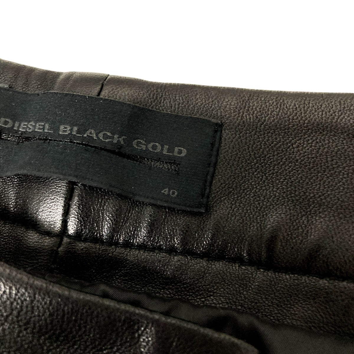 DIESEL BLACK GOLD レザーパンツ 古着・中古-5枚目のアイテム画像