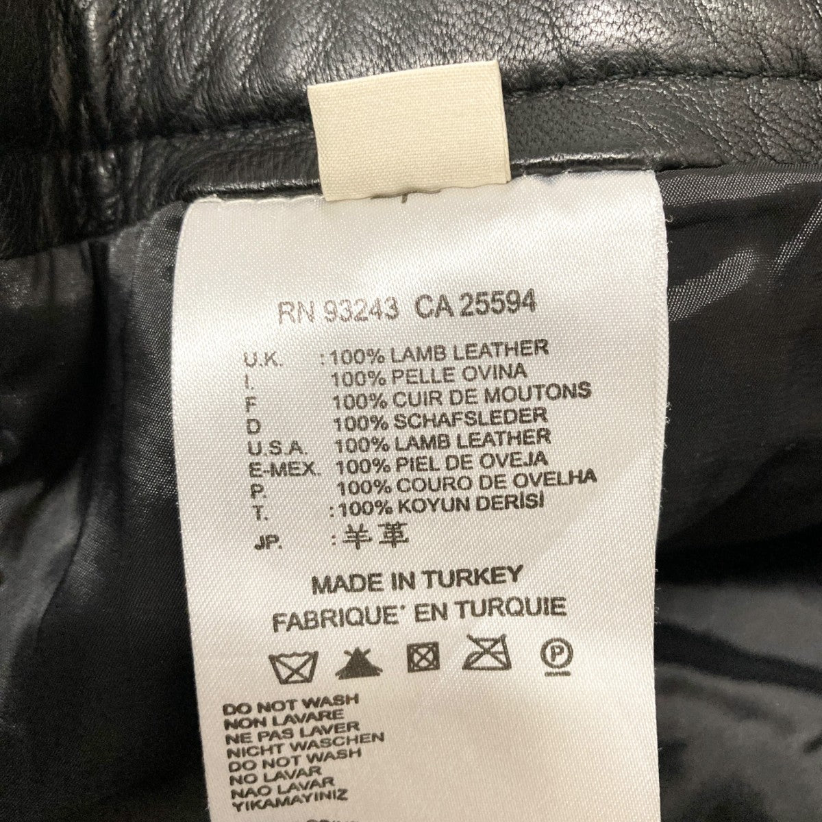 DIESEL BLACK GOLD レザーパンツ 古着・中古-6枚目のアイテム画像