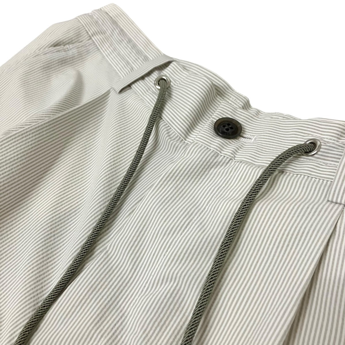 EASY TUCK PANTSストライプパンツ1072010036