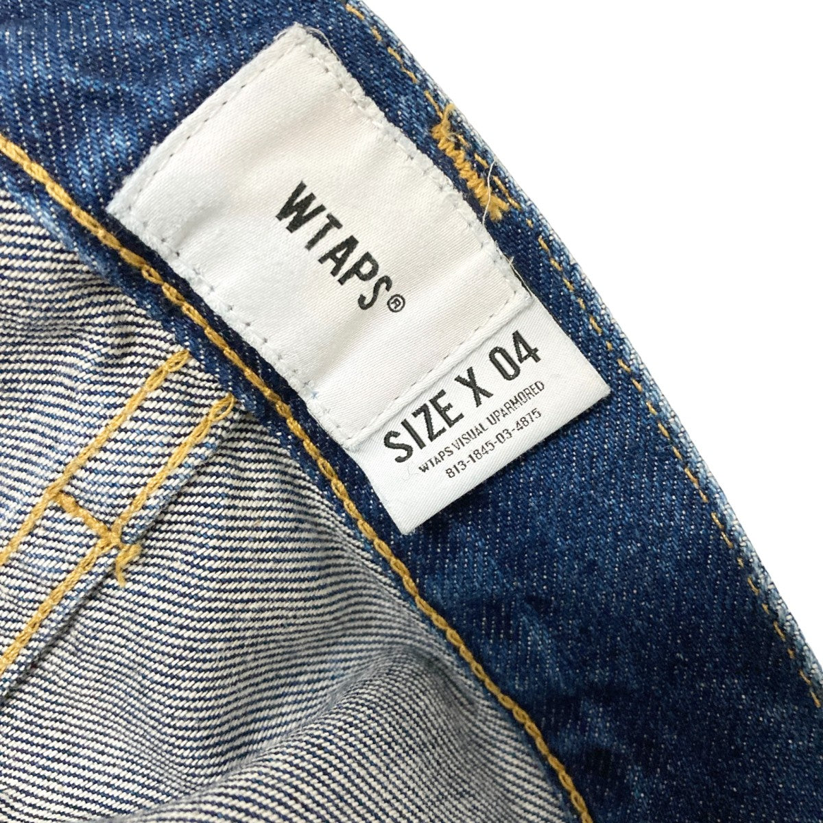 WTAPS デニムパンツ222WVDT PTM04 古着・中古-5枚目のアイテム画像