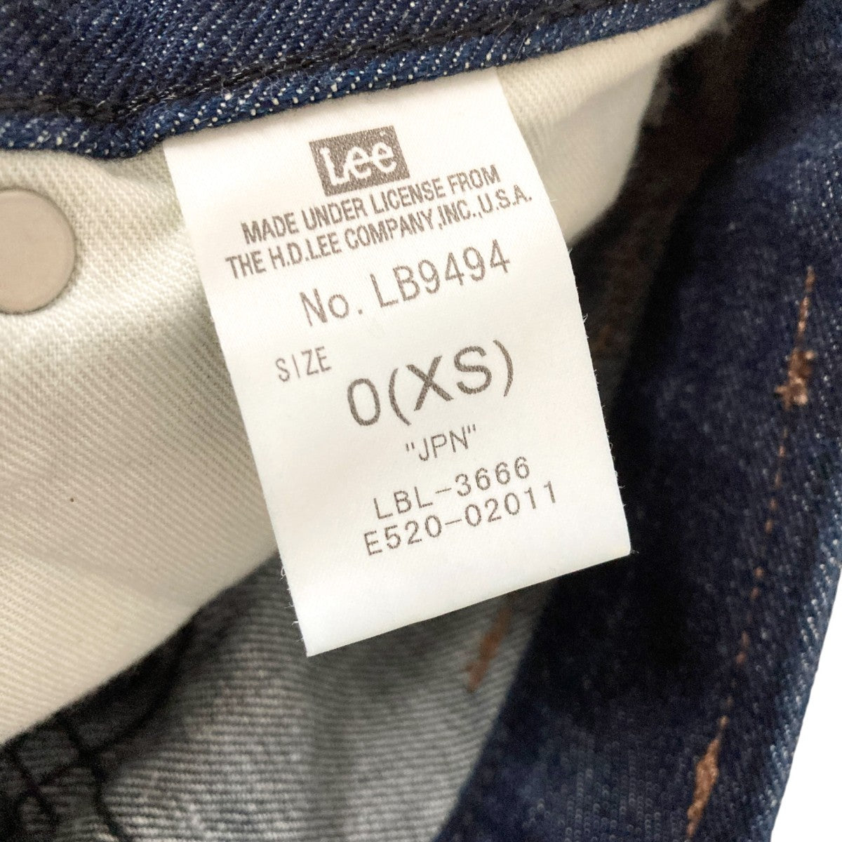 CLANE×LEE デニムパンツLB9494 古着・中古-5枚目のアイテム画像