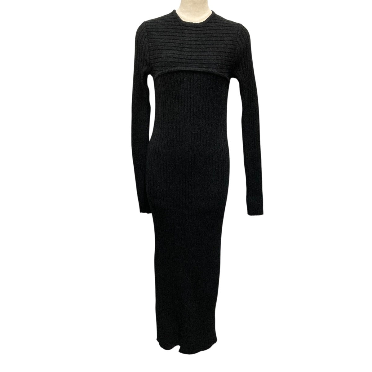 TODAYFUL Mix Boucle Knitdressリブニットワンピース12320306 古着・中古-1枚目のアイテム画像