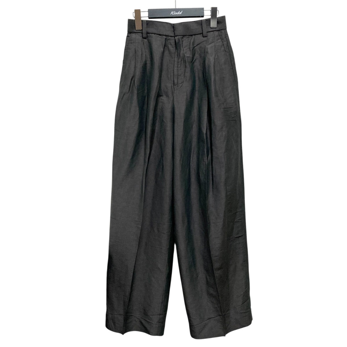 Plage VIS／LINEN TUCK WIDE パンツワイドパンツ24 030 922 8180 1 古着・中古-1枚目のアイテム画像