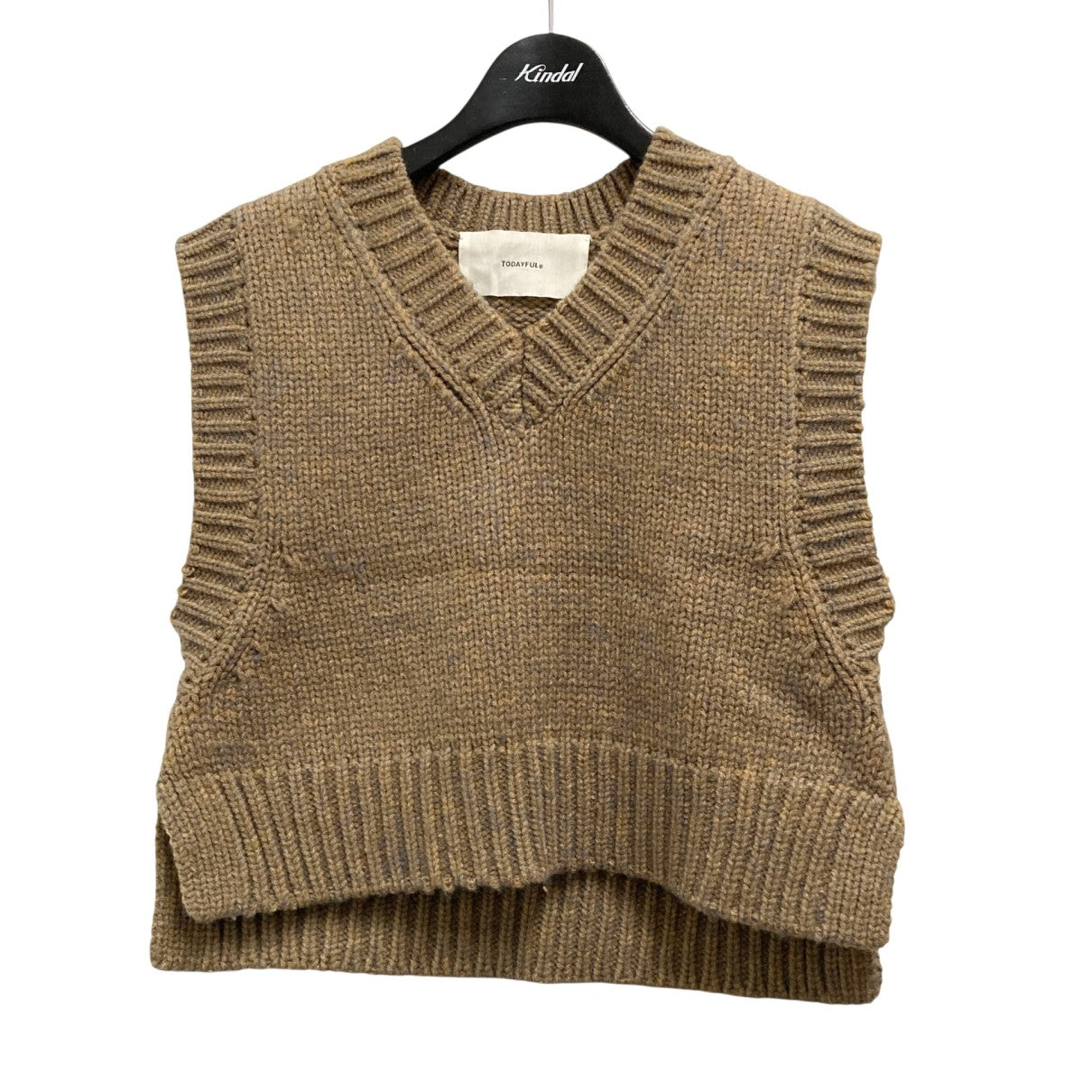 TODAYFUL Melange Knit Vestニットベスト12420514 古着・中古-1枚目のアイテム画像