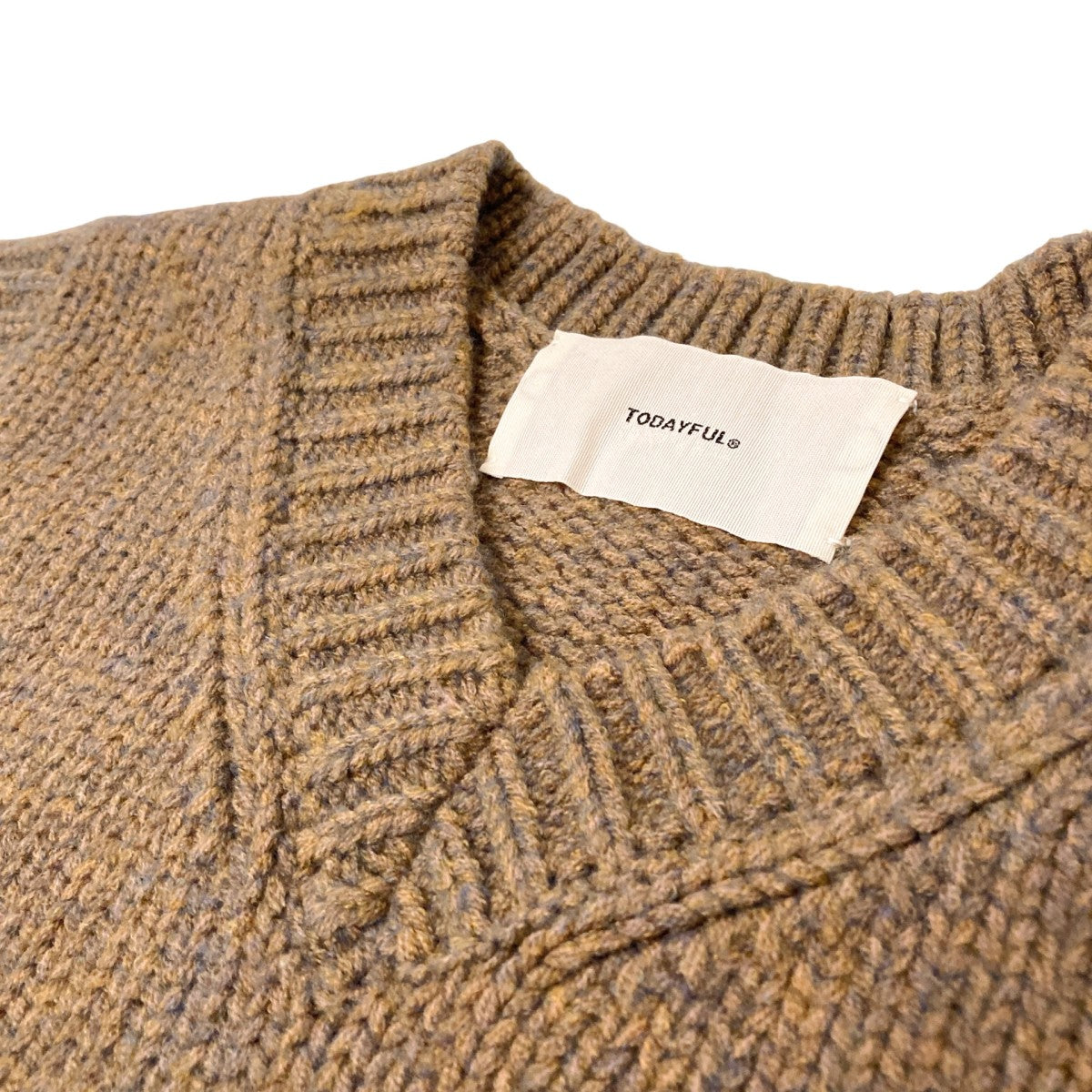 TODAYFUL Melange Knit Vestニットベスト12420514 古着・中古-3枚目のアイテム画像
