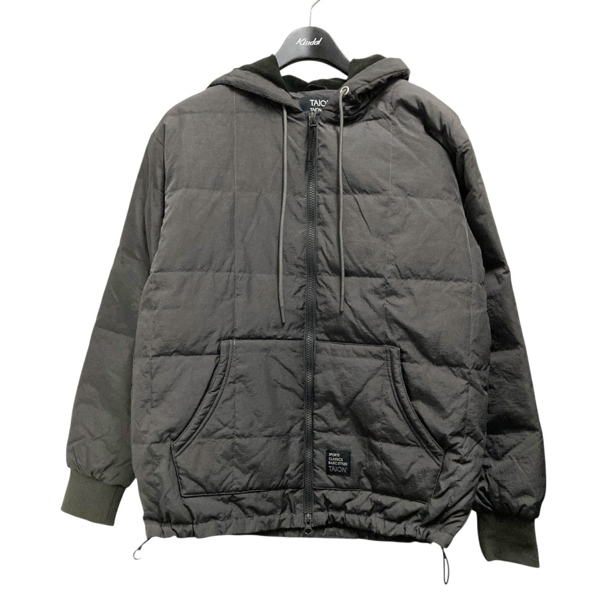 SC FRONT ZIP DOWN HOODIEダウンジャケット