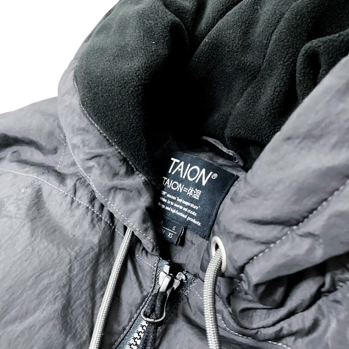 SC FRONT ZIP DOWN HOODIEダウンジャケット