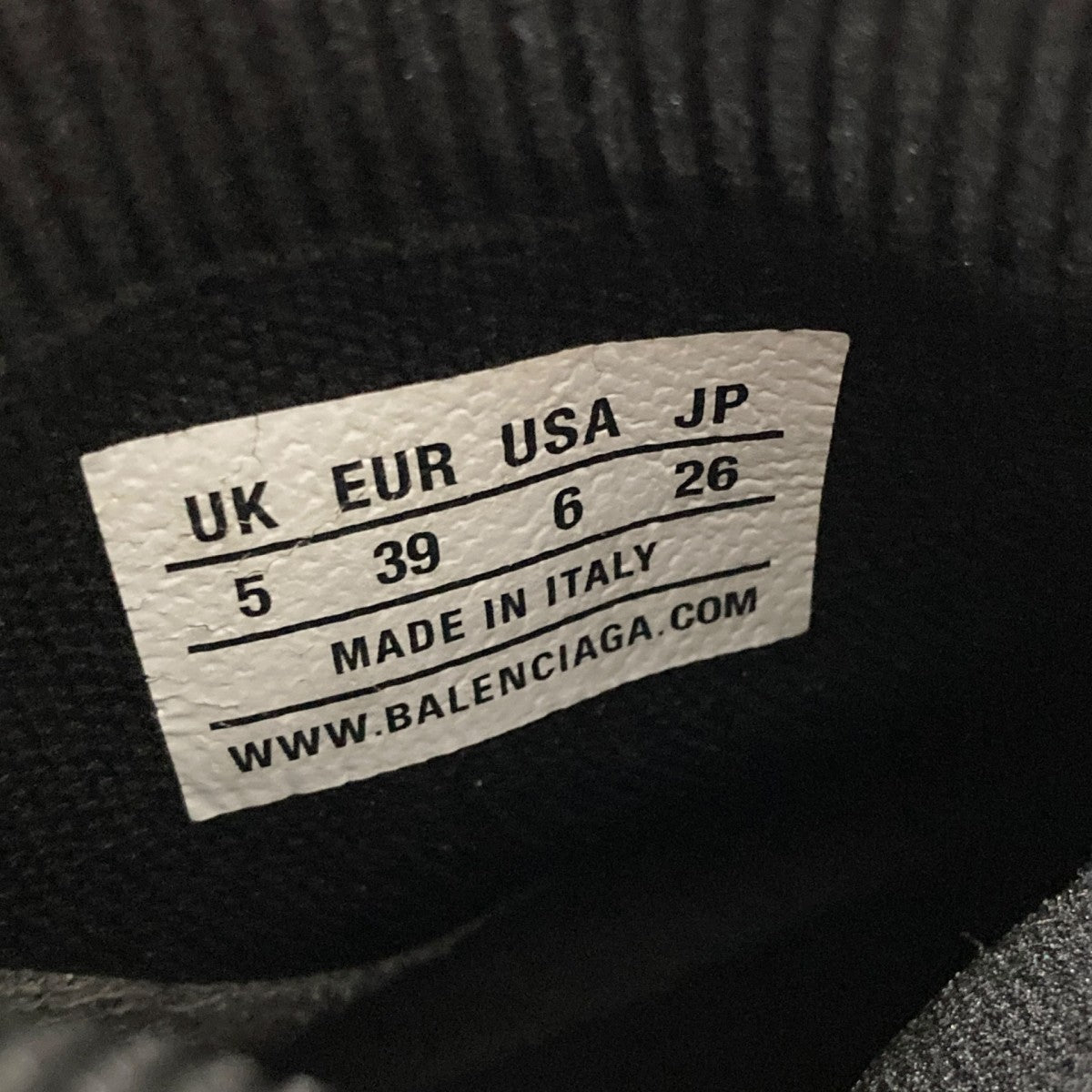 BALENCIAGA スピードランナーソックススニーカー607544 古着・中古-8枚目のアイテム画像