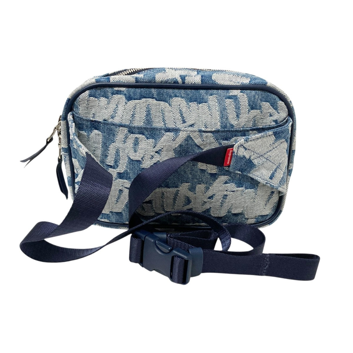 Supreme 22SSFat Tip Jacquard Denim Waist Bagウエストバッグ 古着・中古-2枚目のアイテム画像