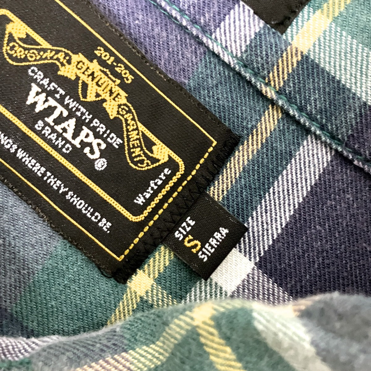 WTAPS(ダブルタップス) UNION LS／SHIRTSチェックシャツ121GWDT SHM