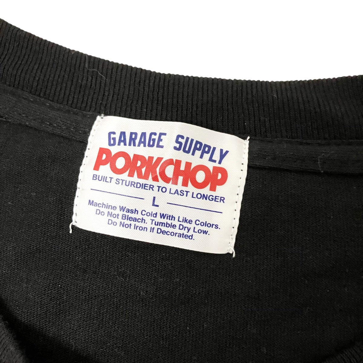 PORKCHOP GARAGE SUPPLY MV LOGO TEEプリントTシャツ 古着・中古-4枚目のアイテム画像
