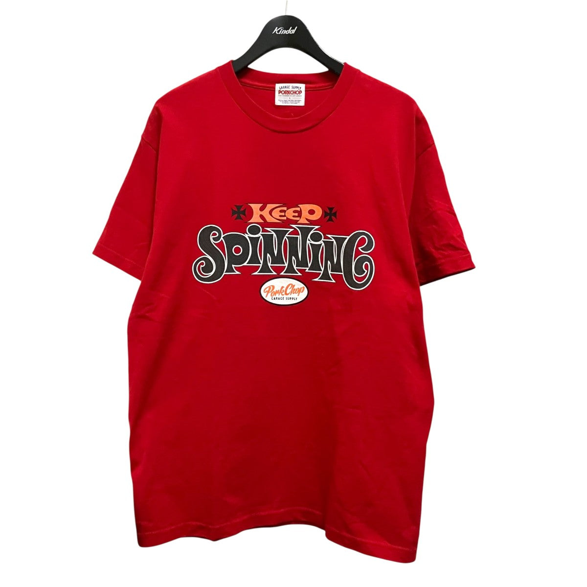 PORKCHOP GARAGE SUPPLY SPINNING TEE半袖Tシャツ 古着・中古-1枚目のアイテム画像