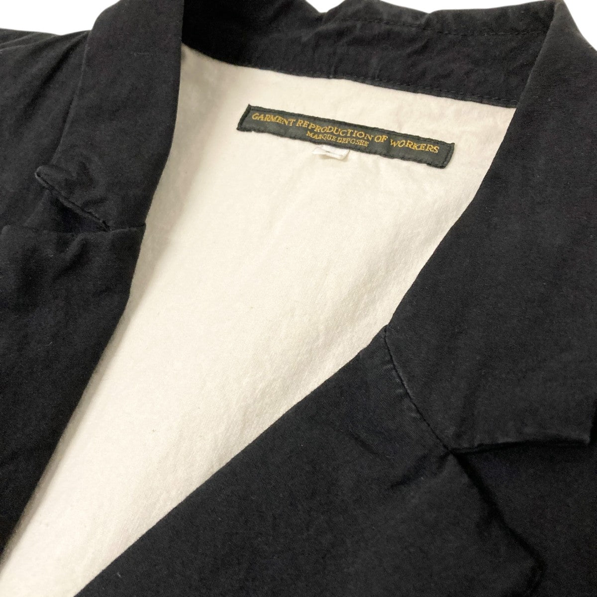 GARMENT REPRODUCTION OF WORKERS リネン混ジャケット 古着・中古-3枚目のアイテム画像