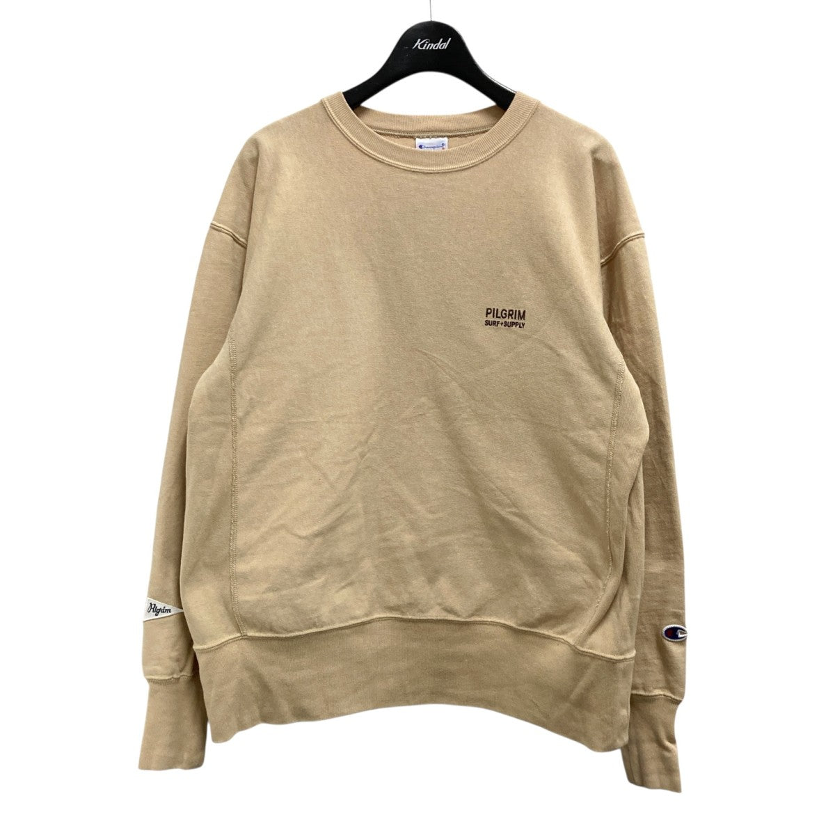 Champion REVERSE WEAVE×PILGRIM SURF+SUPPLY プルオーバースウェットC8 Z405 古着・中古-1枚目のアイテム画像
