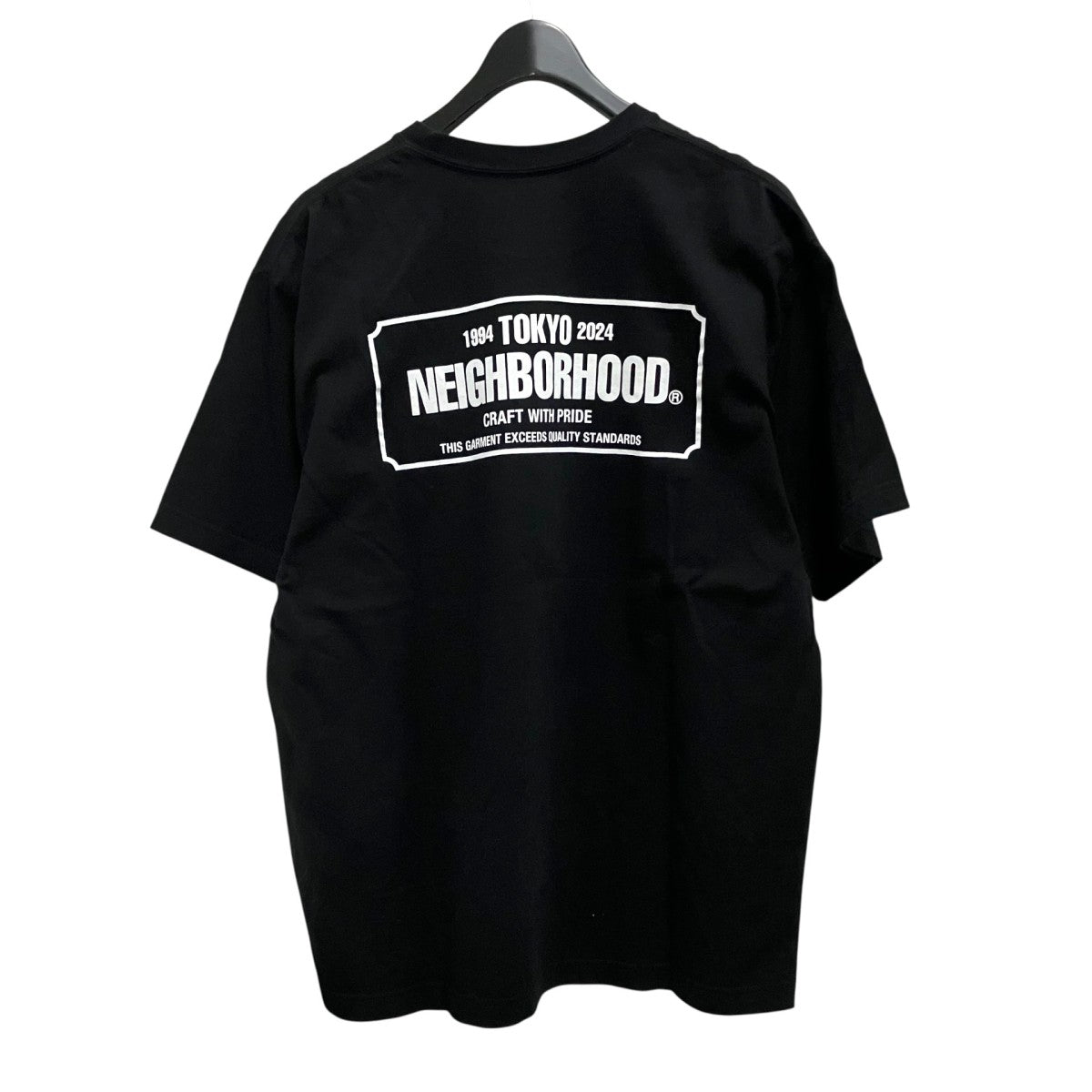NEIGHBORHOOD(ネイバーフッド) プリントTシャツ ブラック サイズ M