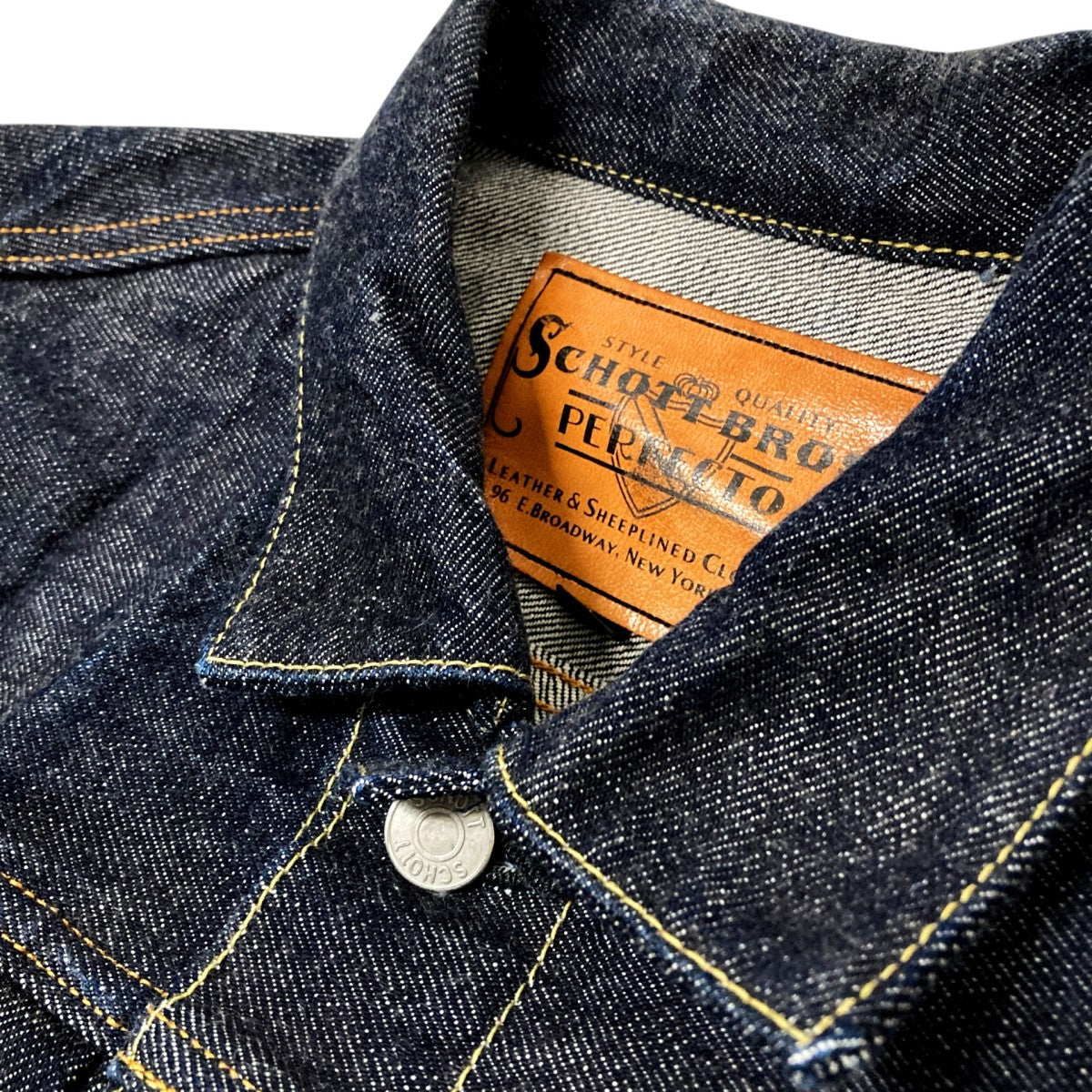 Schott PERFECTO 1stデニムジャケット3172042 古着・中古-3枚目のアイテム画像