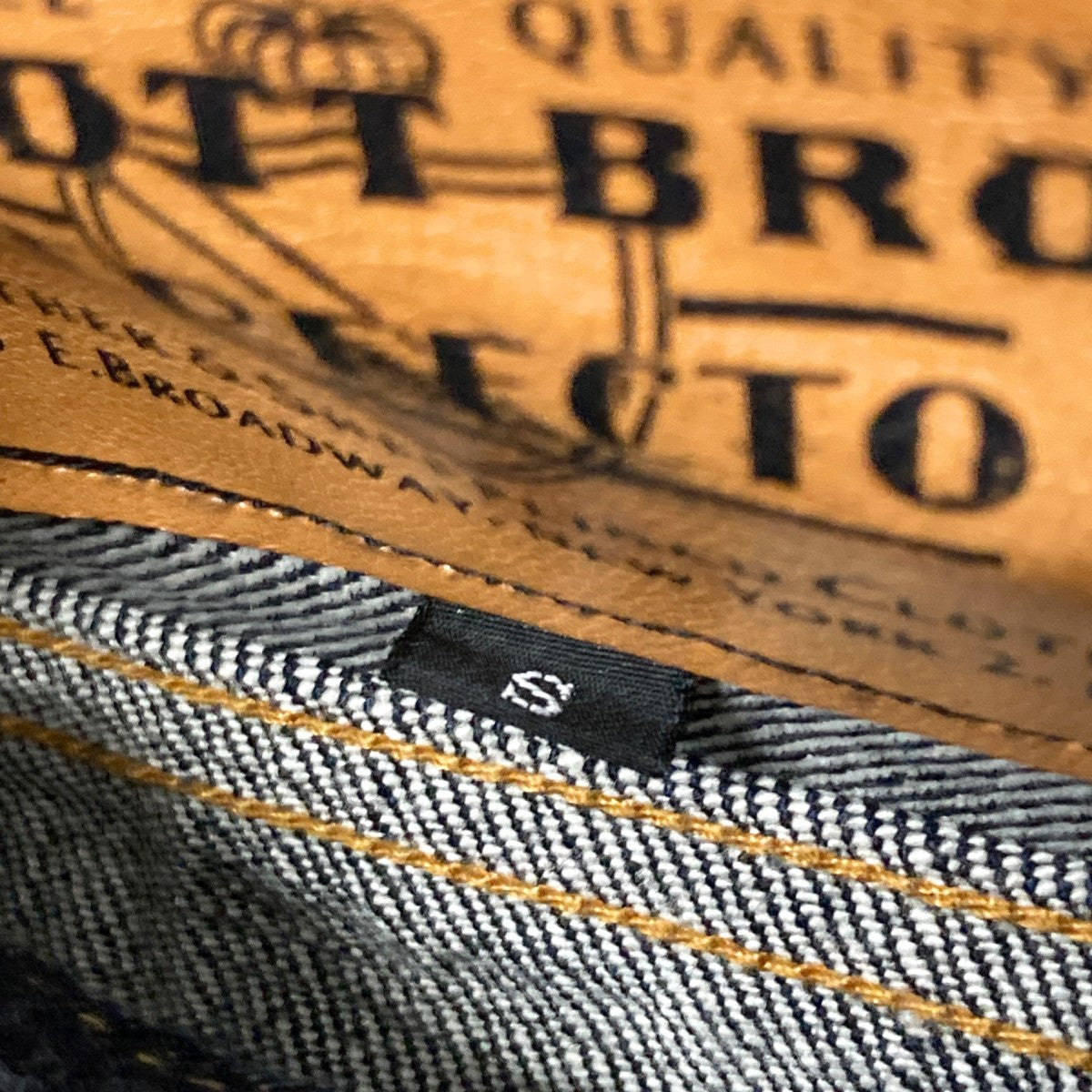 Schott PERFECTO 1stデニムジャケット3172042 古着・中古-4枚目のアイテム画像