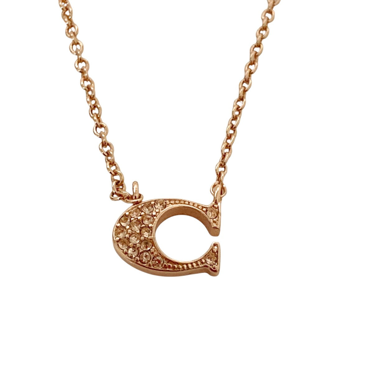 COACH ピンクゴールド ネックレス 新品　未使用 COACH（コーチ） ネックレス ピンクゴールド ローズゴールド ハート